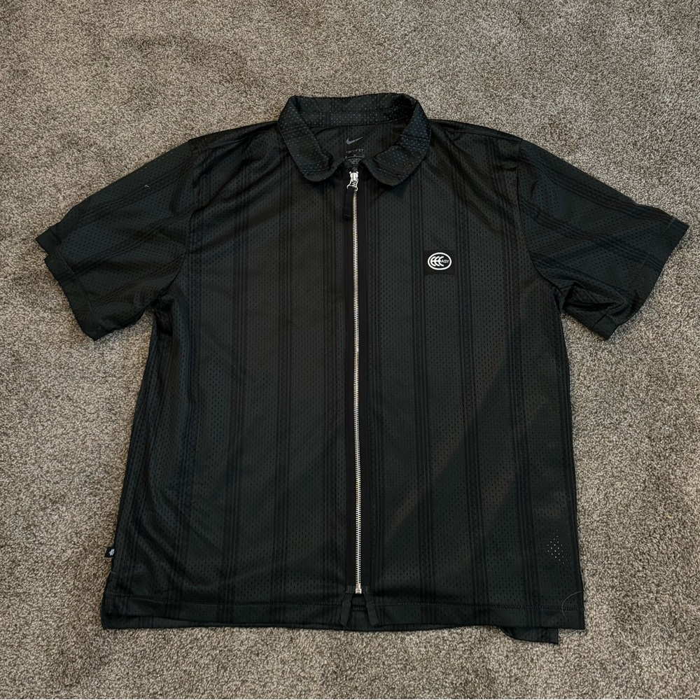 Men’s Nike SS Mesh Full Zip Shirt